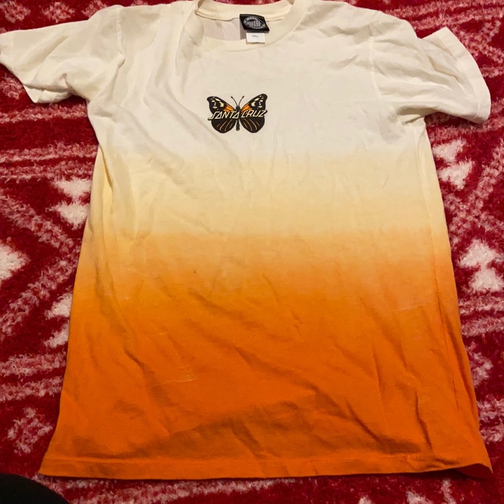 Santa Cruz green butterfly shirt
